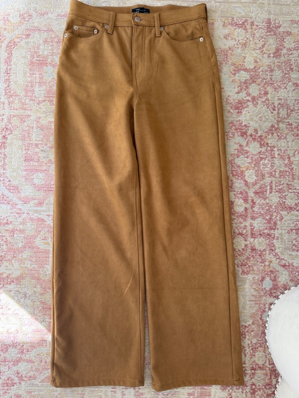 Banana Republic Wide-Leg Trousers in Caramel Brown
